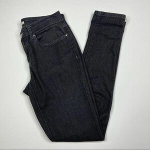 EILEEN FISHER Organic Cotton Stretch Black Jeans 4